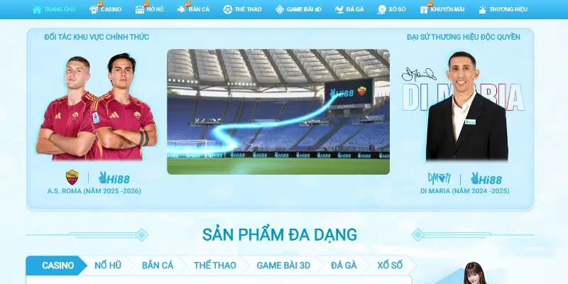 HI88 thu hút người chơi với giao diện hấp dẫn